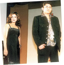 Threesome winsome: Flaunting trendy designs at Mosaic 2002.