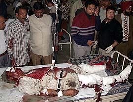 One of the two persons injured in an explosion at Badungar in Patiala