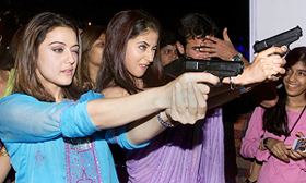 Bollywood stars Preity Zinta, Urmila Matondkar and Saif Ali Khan
