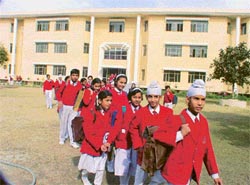 A view of the BCM Sr. Secondary School