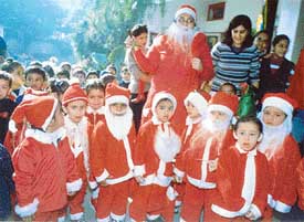 Christmas celebrations at Kiddies� Paradise