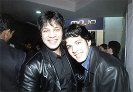 Amaan Ali Bangash and Ayaan Ali Bangash at the launch party of Majo