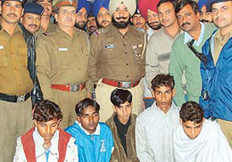 Five suspects, who were involved in recent serial burglaries, arrested in Chandigarh 
