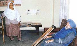 Inmates of an old-age home in Ludhiana