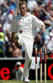 England's Richard Dawson kicks the ball