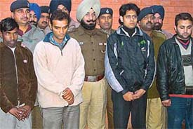 Four youths who have been arrested by the police for allegedly killing a resident of Kumbhra village