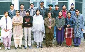 NSS Chandigarh region team before departing for the NSS Republic Day camp at New Delhi
