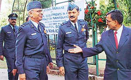 Air Force Officers at a seminar in CSIO, Chandigarh