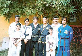 Martial art students of Panchkula