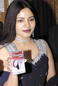 Sangeeta Kopalkar during the release of her album