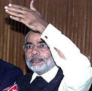 Gujarat Chief Minister Narendra Modi 