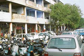 A view of Sector 17- B