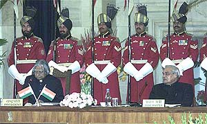 President APJ Abdul Kalam and Prime Minister Atal Behari Vajpayee