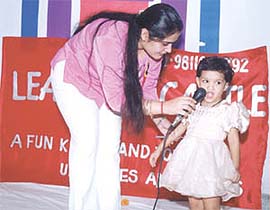 A winner of the drawing and colouring competition at Learner�s Castle