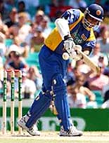 Sanath Jayasuriya in action
