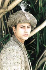 A model showcasing an outfit of Shashank Devsare.