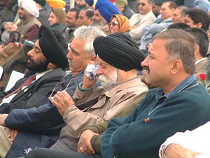 An NRI bursts into tears