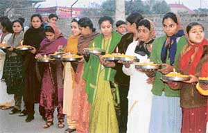 Members of Sree Ayyappa Temple celebrate �makarjyoti�