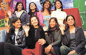 The finalists from Delhi of Sunsilk Femina Miss India 2003 in the Capital