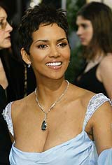 Actress Halle Berry arrives at the 60th Annual Golden Globe Awards