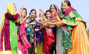 Artistes from Punjab rehearse for the Republic Day parade