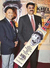 Mr Sunil Mehta, GM, Sales, Videocon, at the launch of �Khel Ke Dekho� Rs 90 crore World Cup bonanza in SAS Nagar on Thursday.