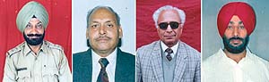Rajinder Singh, Prem Sagar Gupta, K.R. Sood, N.S. Sodhi