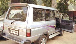 The Toyota Qualis in which the body of Amrita Kaur was found
