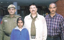 Lalit, a 12-year-old child, rescued from UP