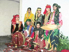 Students of St Bawra School present a dance at their annual function in Guru Nanak Bhavan