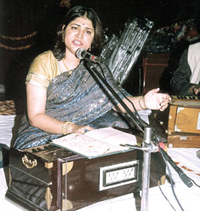 Anita Singhvi at one of her performances.