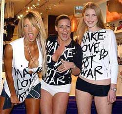 Emma Jones, Linsey Dawn McKenzie and Lucy Mans