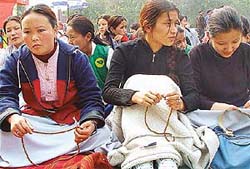 The Regional Tibetan Youth Congress and the Freedom Movement (Chandigarh) on fast