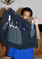 Ali Imron, an Indonesian suspected of assembling the three bombs