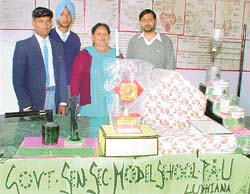 Students of Government Senior Secondary Model School, Punjab Agricultural University, 