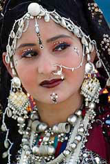 A traditional Rajasthani folk dancer