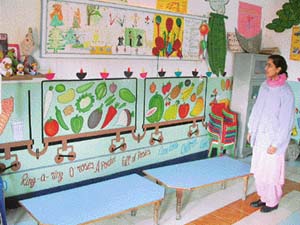 A view of the Kindergarten section