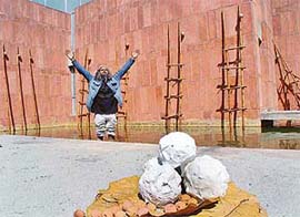 Pind daan an installation by Sridhar Iyer