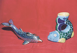 Animal motifs at the shopping mela organised by the People for Animals 