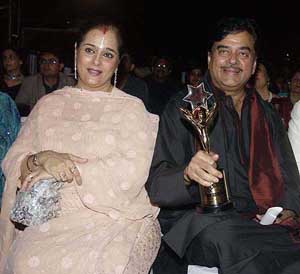 ctor-turned-politician Union Minister Shatrughan Sinha along with his wife Poonam