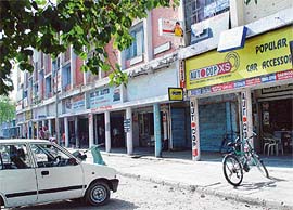 A view of the Sector 21-C market