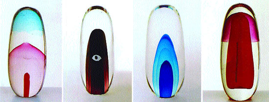 An exhibition of glass sculptures by Anjolie Ela Menon in collaboration with Professor Antonio Da Ros is being organised at the Italian Cultural Centre in the Capital.  