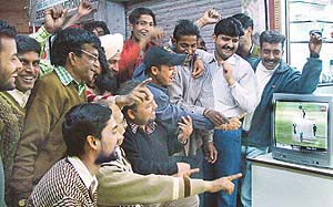 We have done �it again�, residents shout soon after India defeated Sri Lanka to ensure entry in the World Cup semi-finals in Chandigarh