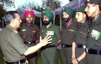 Chief of the Army Staff General N.C. Vij shares his experience with the gallantry and distinguished service award winners