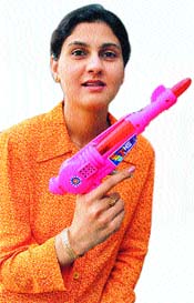 If only you could protect yourself like the girl we saw in an arcade