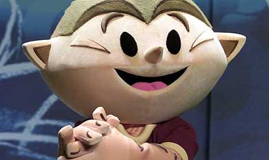 Kinas, the mascot of the Euro 2004 soccer tournament