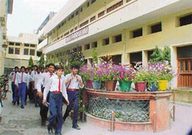 A view of Nauhria Mal Jain Model Senior Secondary School