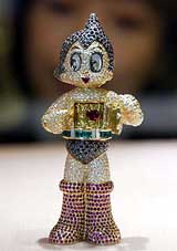 A $845,000 worth jewellery-studded doll