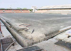 A new Astroturf will be laid in another few days in the Sector 42 hockey stadium in Chandigarh.