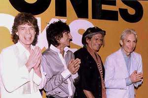 Mick Jagger, Ronnie Woods, Keith Richards and Charlie Watts